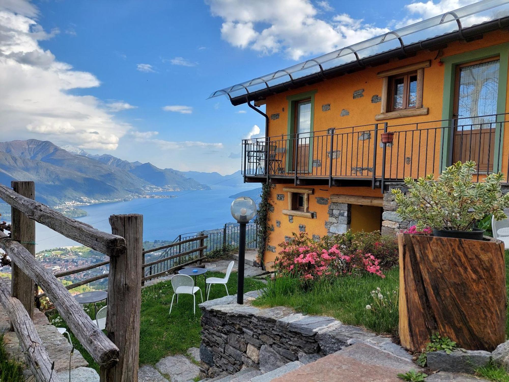 Agriturismo Zertin Gravedona Bagian luar foto